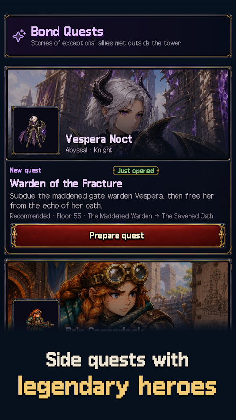 Tower & Mercenaries: Guild RPG screenshot
