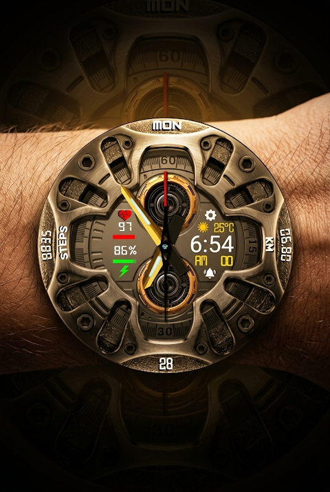 Ultra Dash B02 Analog Wear OS screenshot
