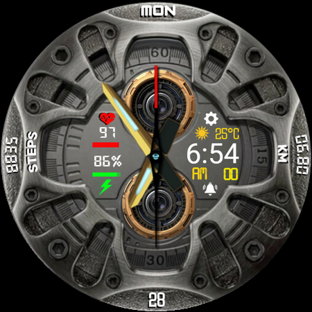 Ultra Dash B02 Analog Wear OS screenshot