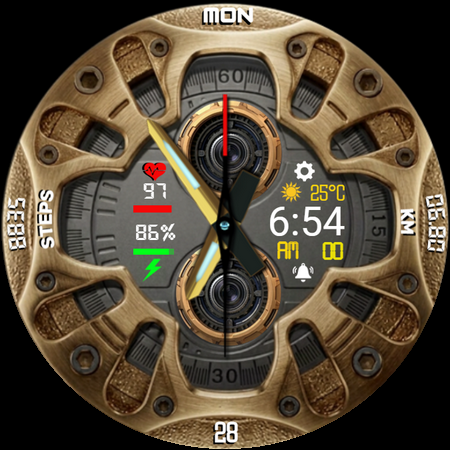 Ultra Dash B02 Analog Wear OS screenshot