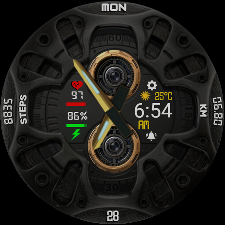 Ultra Dash B02 Analog Wear OS screenshot