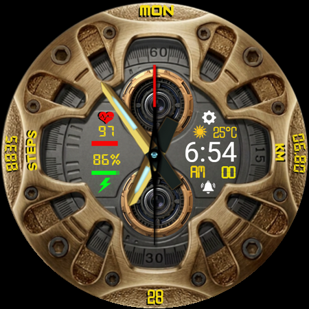 Ultra Dash B02 Analog Wear OS screenshot