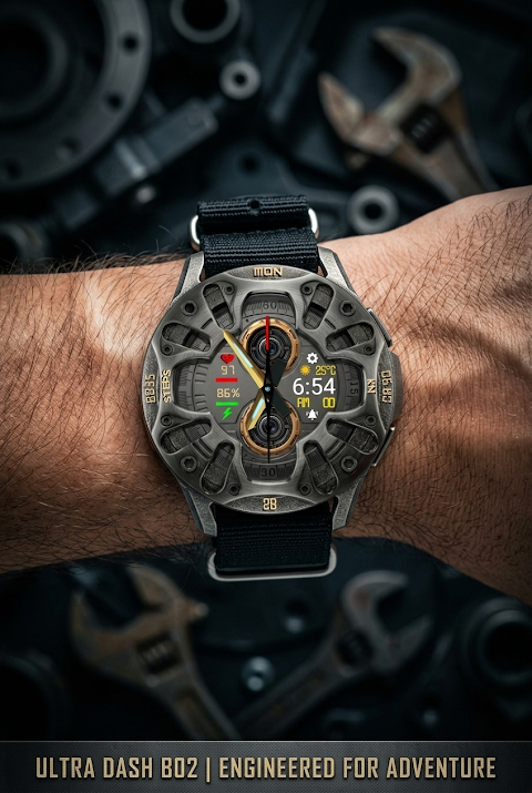 Ultra Dash B02 Analog Wear OS screenshot