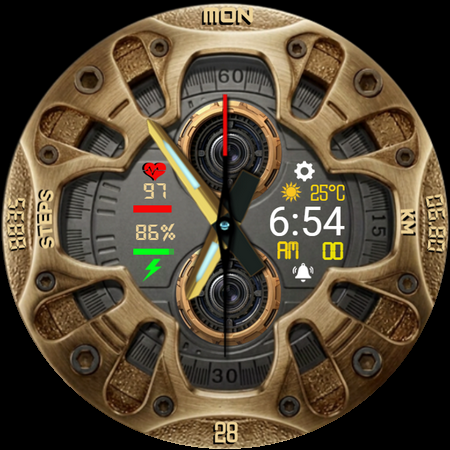 Ultra Dash B02 Analog Wear OS screenshot