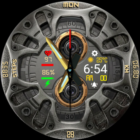 Ultra Dash B02 Analog Wear OS screenshot