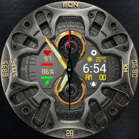 Ultra Dash B02 Analog Wear OS screenshot