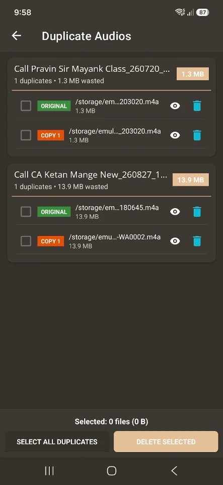 Duplicate File Cleaner screenshot