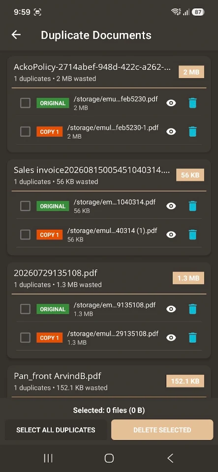 Duplicate File Cleaner screenshot