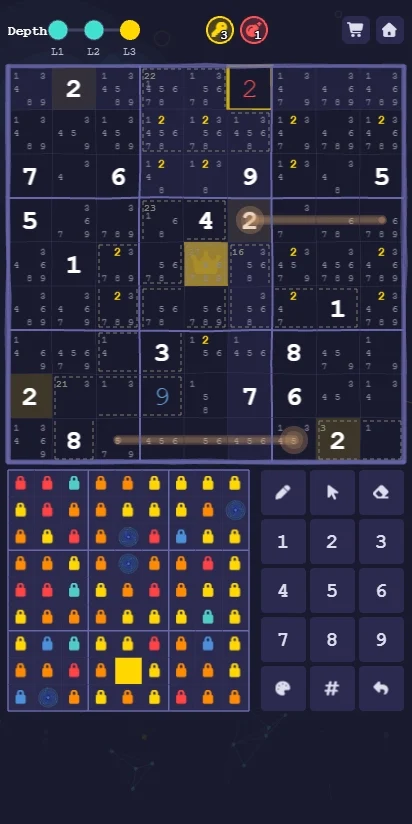 Fractal Sudoku screenshot