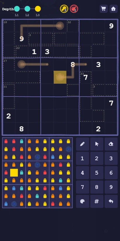 Fractal Sudoku screenshot