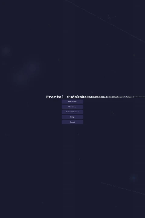 Fractal Sudoku screenshot