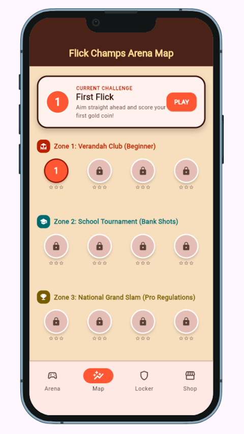 Flick Champs: Carrom Board 2P screenshot
