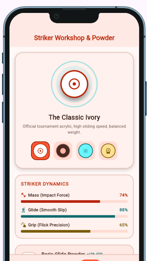 Flick Champs: Carrom Board 2P screenshot