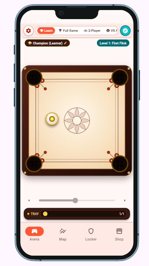 Flick Champs: Carrom Board 2P screenshot