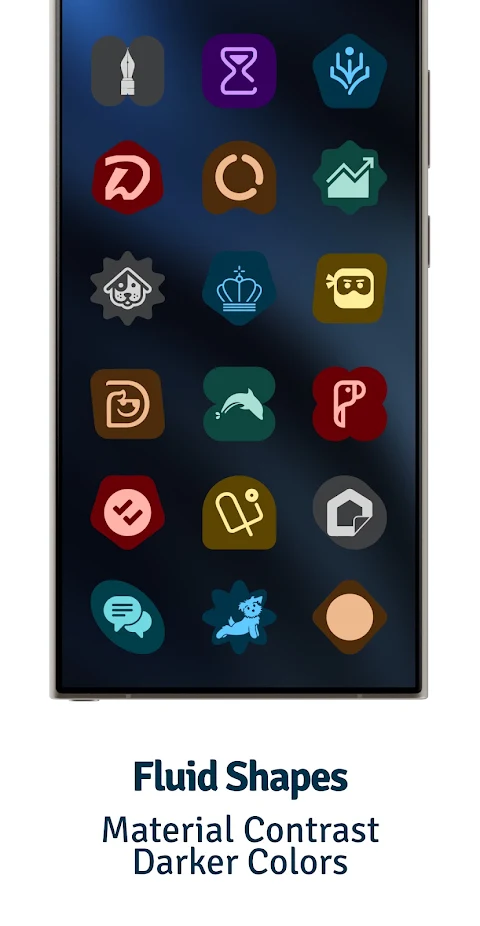 Expressive Night Icon Pack screenshot