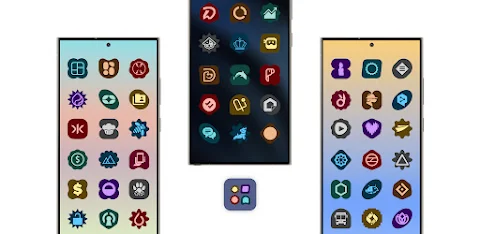 Expressive Night Icon Pack screenshot