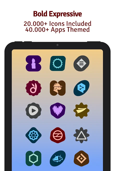 Expressive Night Icon Pack screenshot