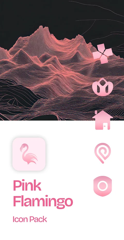 Pink Flamingo Icon Pack screenshot
