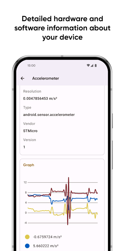 Castro Premium – system info screenshot