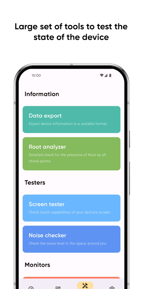 Castro Premium – system info screenshot