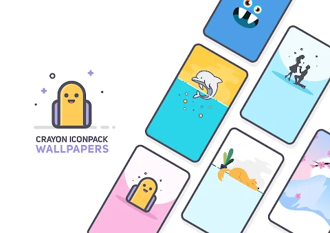 Crayon Icon Pack screenshot