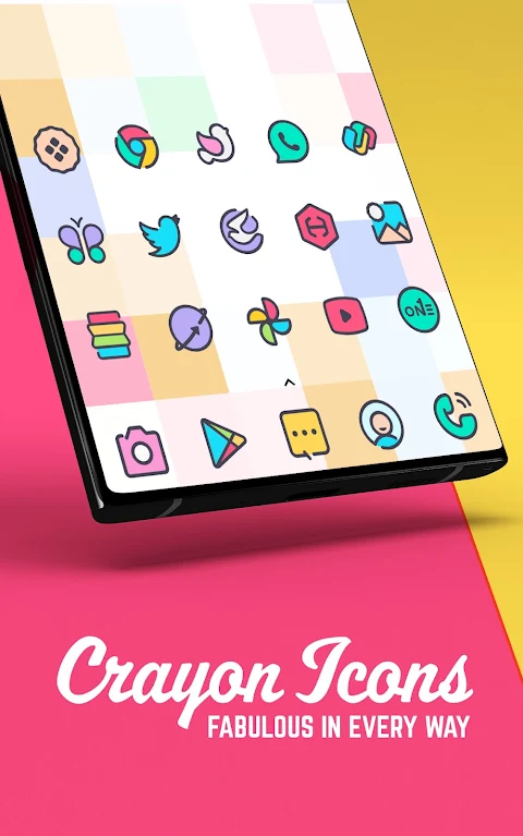 Crayon Icon Pack screenshot
