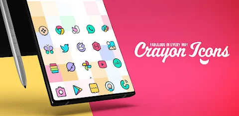 Crayon Icon Pack screenshot