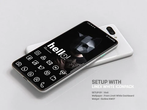 LineX White Icon Pack screenshot