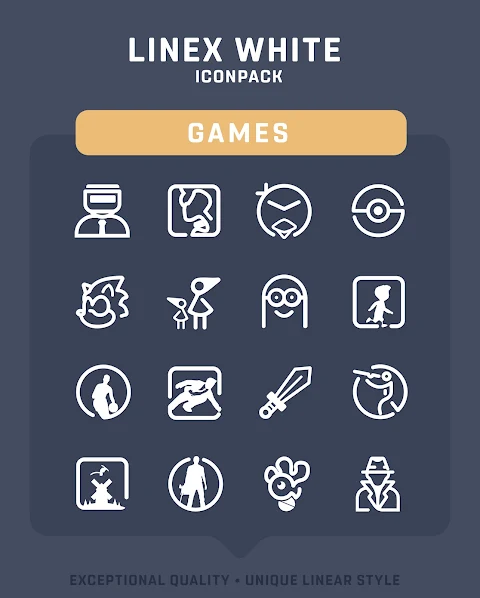 LineX White Icon Pack screenshot
