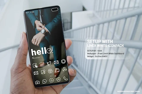 LineX White Icon Pack screenshot