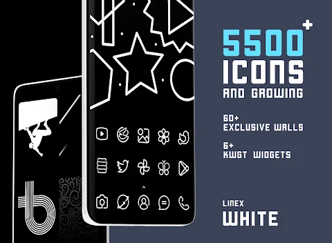 LineX White Icon Pack screenshot
