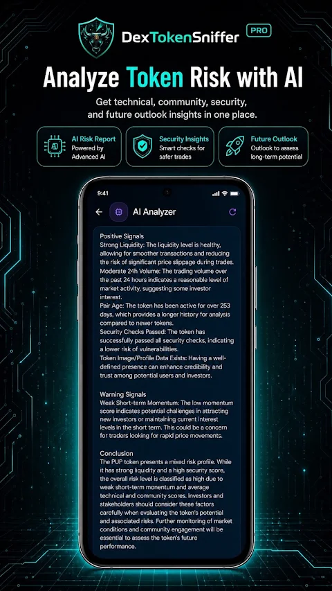 DexTokenSniffer AI Pro screenshot