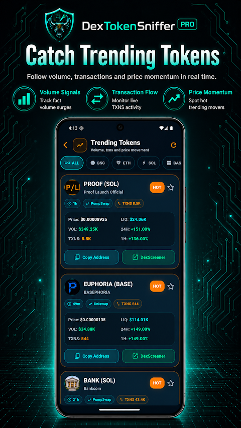 DexTokenSniffer AI Pro screenshot