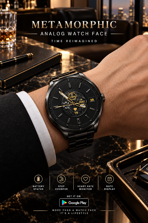 Metamorphic: Analog Watch Face screenshot