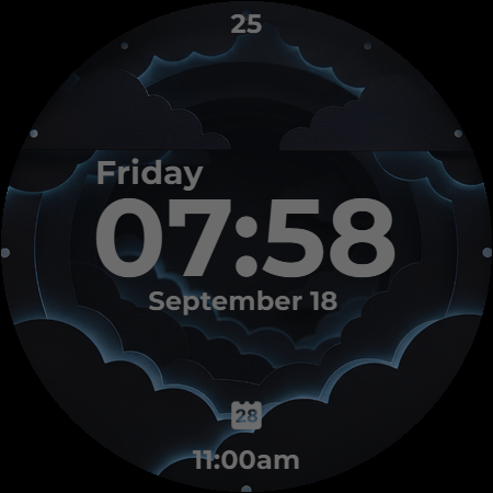 Papercut Pagoda: Watch Face screenshot