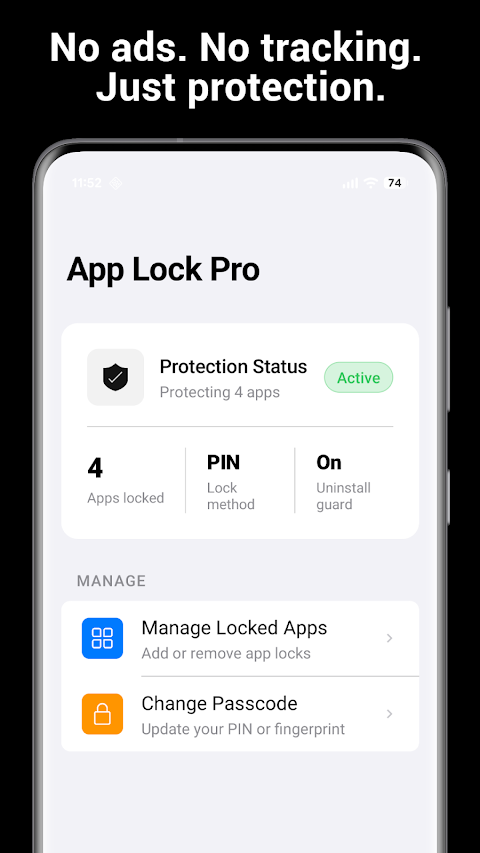 AppLock Pro – Lock Apps & PIN screenshot