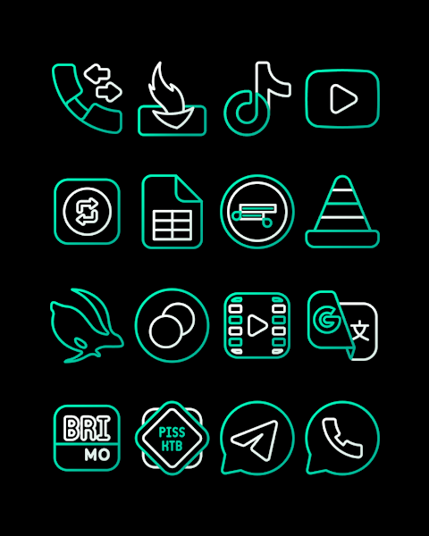 EmeraLine  – Icon Pack screenshot