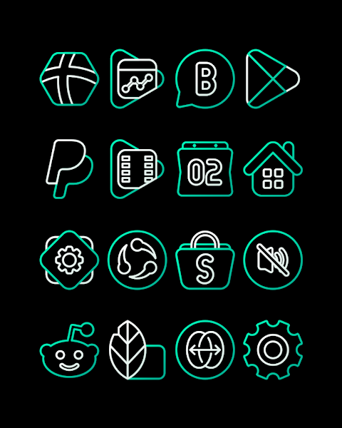EmeraLine  – Icon Pack screenshot