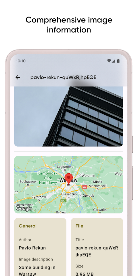 Graphie – EXIF editor screenshot