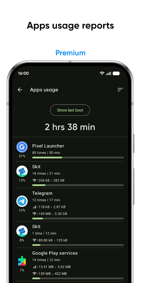 Skit Premium – apps manager screenshot