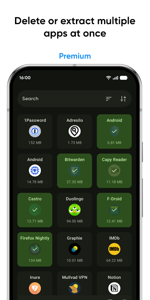 Skit Premium – apps manager screenshot
