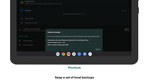 Tilla Premium screenshot