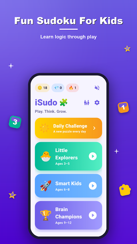 iSudo: Sudoko for kids screenshot