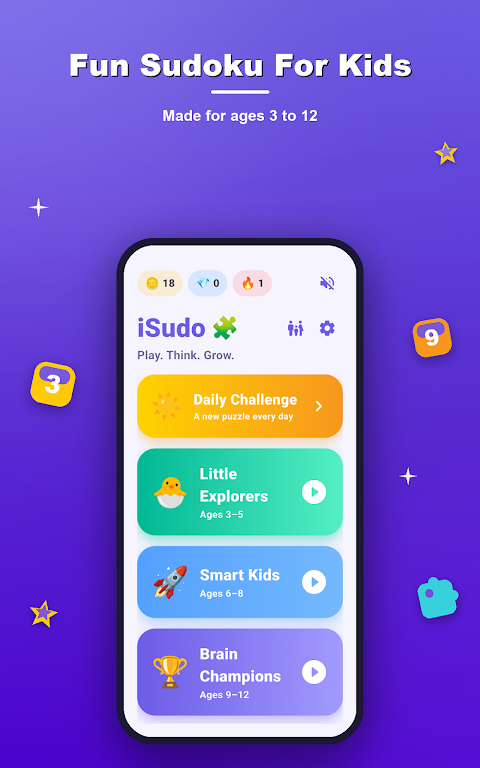 iSudo: Sudoko for kids screenshot