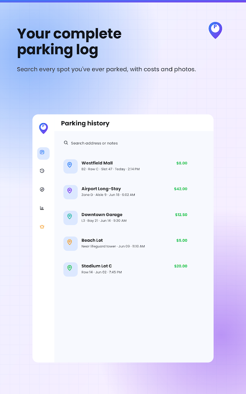 Parko: Automatic Parking Saver screenshot