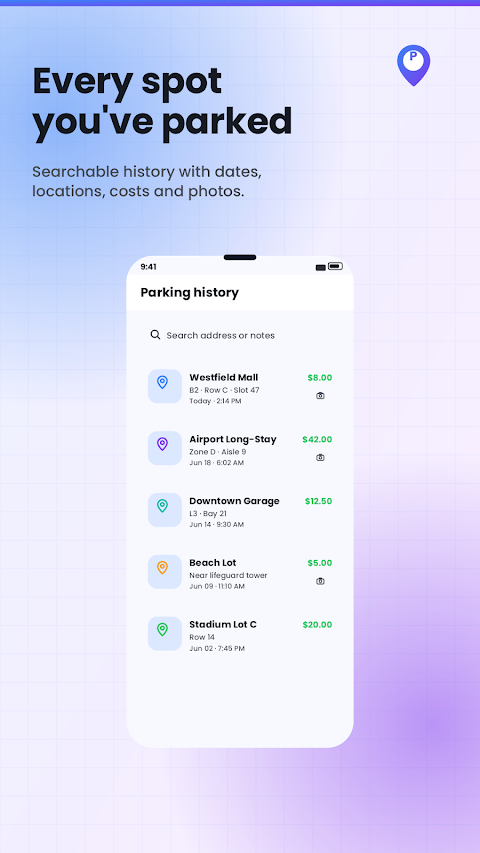Parko: Automatic Parking Saver screenshot