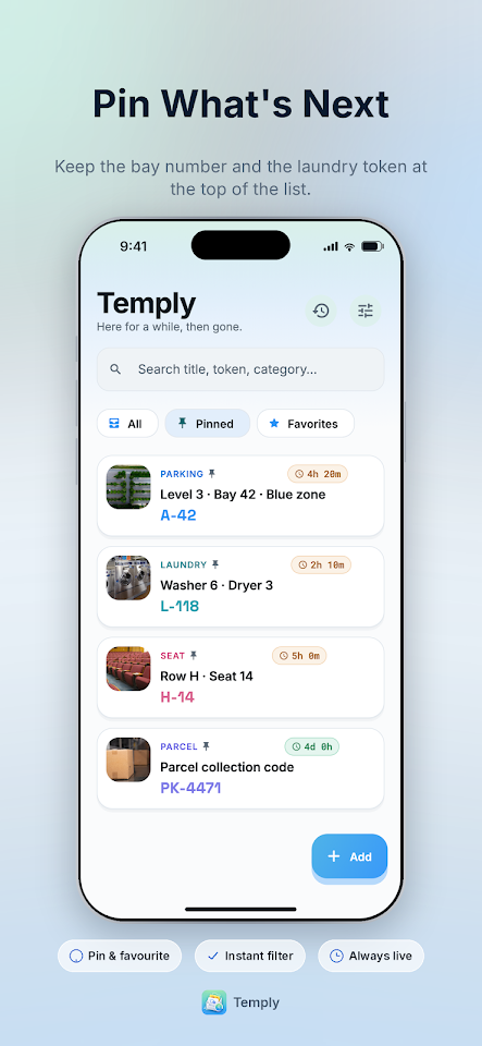 iSlip: Notes That Auto Expire screenshot