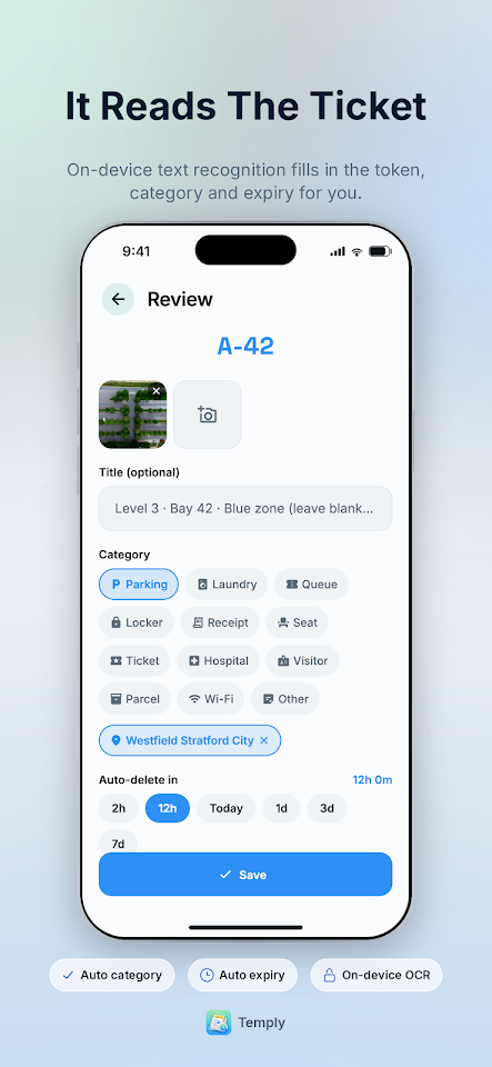 iSlip: Notes That Auto Expire screenshot