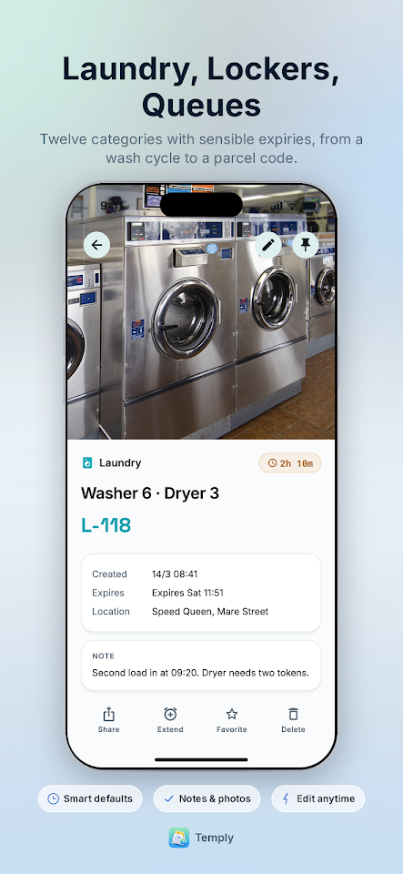 iSlip: Notes That Auto Expire screenshot