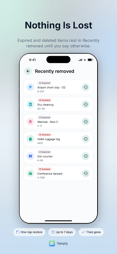 iSlip: Notes That Auto Expire screenshot